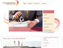 Tablet Screenshot of choicebusinesscenter.com